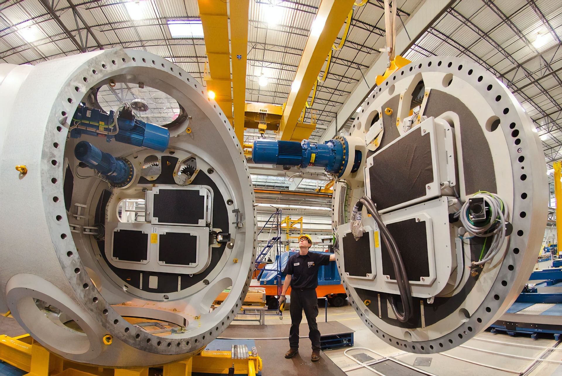 Stock placeholder image with grayscale geometrical mountain landscape